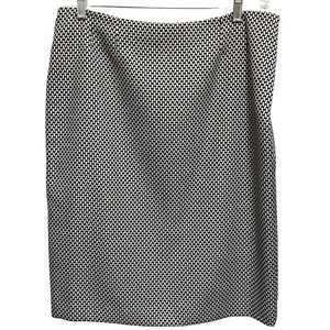 Jones Studio Monochrome Patterned Pencil Skirt